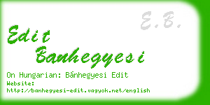 edit banhegyesi business card